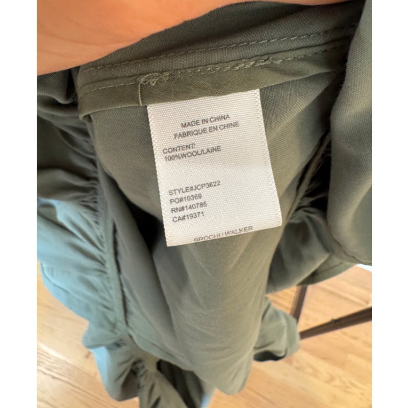Brochu Walker The Havana Dress In Agave Green Size S Small — image 5 of 6